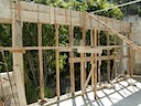Roof truss support girder.